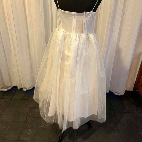 White Tulle Dress - Picture 3 of 4